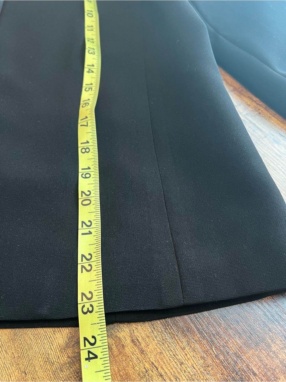 Jones Wear Black Collarless Blazer Size 10 White Contrast Cuff Open Front - Picture 7 of 11